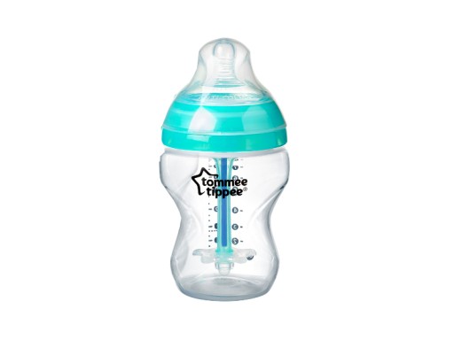 TOMMEE TIPPEE BUTELKA ANTYKOLKOWA ANTICOLIC 260 ML ZE SMOCZKIEM WOLNY 0M+