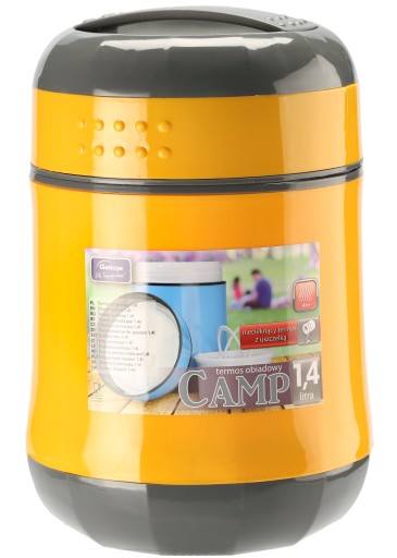 GALICJA TERMOS OBIADOWY POJEMNIK TERMICZNY LUNCH BOX CAMP 1,4L