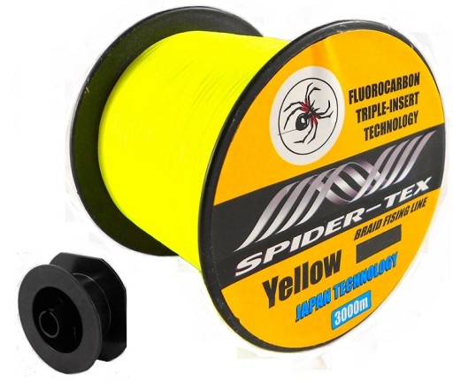 Plecionka fluo Sandacz/Dorsz SPIDER TEX 0,14 mm.