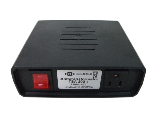 Transformator 200W 230V/110V POLSKA/USA TSA 200-1