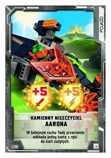 karta nr 138 Kamienny niszczyc lego nexo knights 2