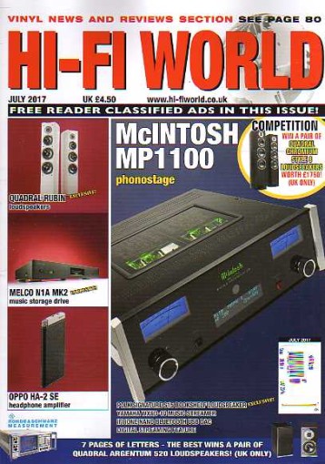 HI FI WORLD 7/2017 UK