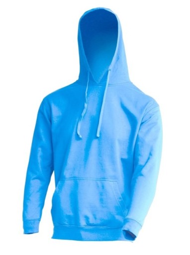 Bluza z kapturem męska - Błękitny - XL