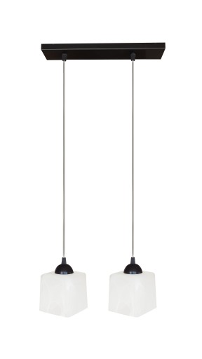 LAMPA WISZĄCA, PLAFON LED,ŻYRANDOL KWADRO 1-808