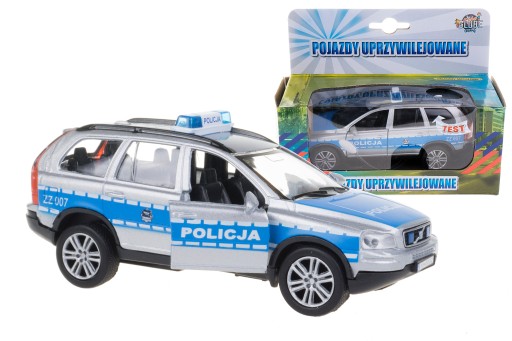 HIPO AUTO POLICJA VOLVO 14CM ŚW DŹW