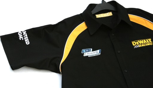 BLUZA DEWALT RACING CZARNA NOWA L KRÓTKI REKAW