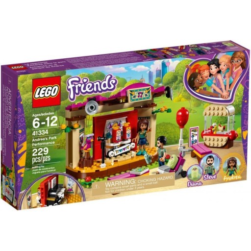 LEGO FRIENDS 41334 POKAZ ANDREI W PARKU / NOWE