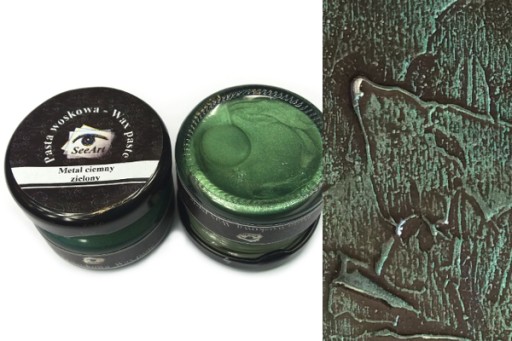 Pasta woskowa SeeArt 20 ml. Metal Ciemnozielona