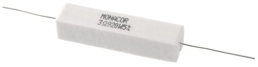 Monacor Rezystor ceramiczny niemiecki 20W 3,90 Ohm