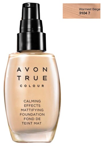 avon PODKŁAD matująco-antystresowy WARMEST BEIGE 31047
