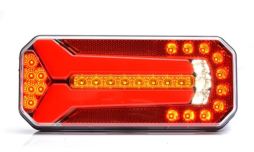 LAMPA TYLNA ZESPOLONA 12/24V LED DIODA WAŚ W150