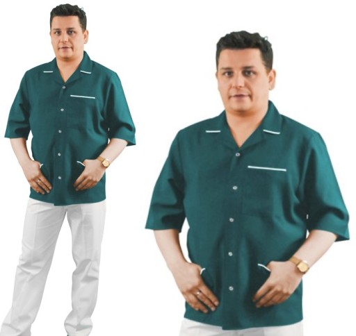 BLUZA MEDYCZNA z kołnierzykiem DUŻO KOLORÓW r. M