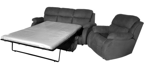 Sofa + fotel RELAX / Kaos 3+1 KOMFORT SNU