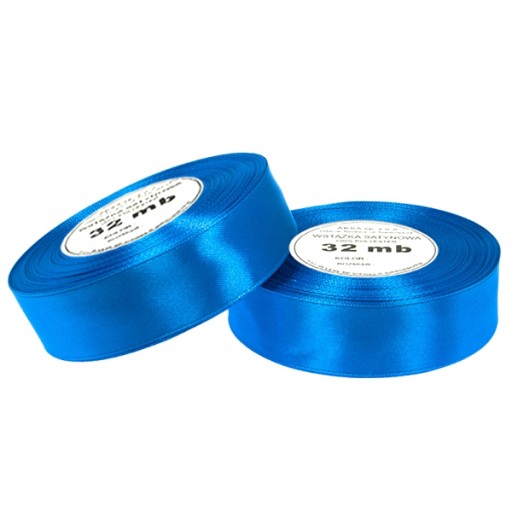 Wstążka tasiemka 12mm 8107 32mb niebieski ciemny