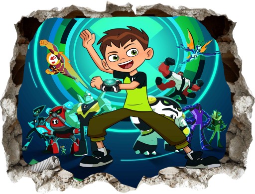 NAKLEJKA ŚCIENNA BEN10 BEN 10