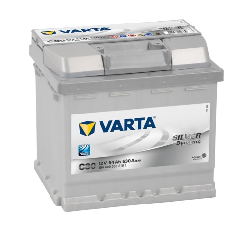 Akumulator 54AH/530A P+ VARTA C30 Silver Dynamic