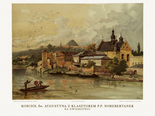 KRAKÓW Klasztor Norbertanek KOSSAK 1896