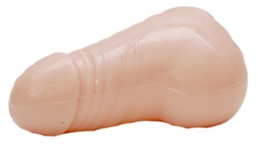 PENIS ŻELOWY ANTYSTRESOWY 9 CM WACEK PANIEŃSKI CIELISTY GNIOTEK GADŻET