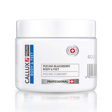 CALLUX Peeling Cukrowy do Stóp i Ciała Jagodowy 400g