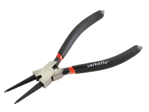 Szczypce do pierścieni 180mm wewnętrzne proste
