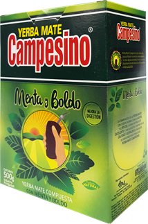 Yerba Mate Campesino Menta Boldo 500g