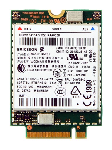 WWAN Ericsson N5321 do Lenovo X240 T440 L17