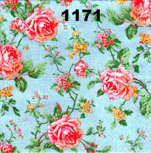Serwetki do decoupage-1szt- RÓŻE -NR 1171