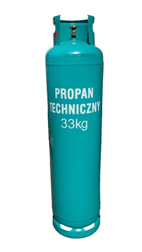 BUTLA GAZOWA PROPAN-BUTAN DUŻA ŚWIECA 33 KG 30 KG