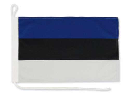 Flaga Estonia na jacht 30x40 cm Bandera jachtowa żeglarska Estonii