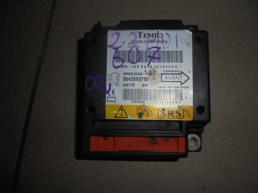 PEUGEOT 607 MODUŁ AIRBAG 9643869780