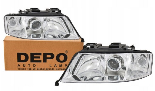 DEPO REFLEKTORY Lampy AUDI A6 C5 LIFT 01-05 2szt