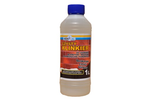ŚRODEK DO CZYSZCZENIA KLINKIERU CZYSTY KLINKIER 1L