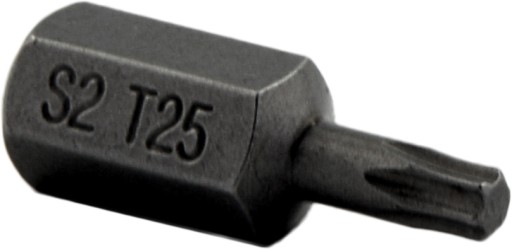 BIT KOŃCÓWKA TORX T25 x 30MM S2 10MM SZEŚCIOKĄTNA