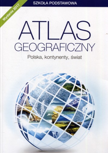 Atlas geograficzny Polska kontynenty świat SP 5-8