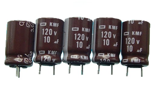 [20szt] 10uF/120V kondensatory Nippon KMF Low Imp.