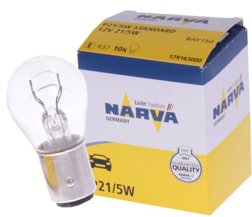 SIMSON S51 SR50 MZ ETZ JAWA CZ 350 175 ROMET Żarówka NARVA 12V 21/5W BAY15D