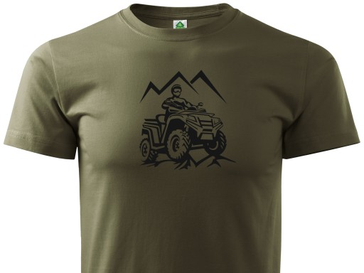 FORESTMAX MODNY PODKOSZULEK T-SHIRT NADRUK QUAD