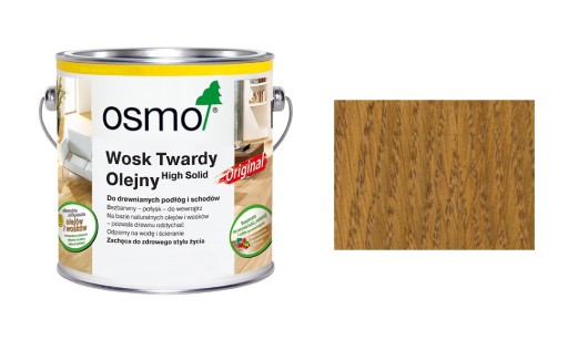 Osmo 3072 WOSK TWARDY OLEJNY Bursztyn 0,125L