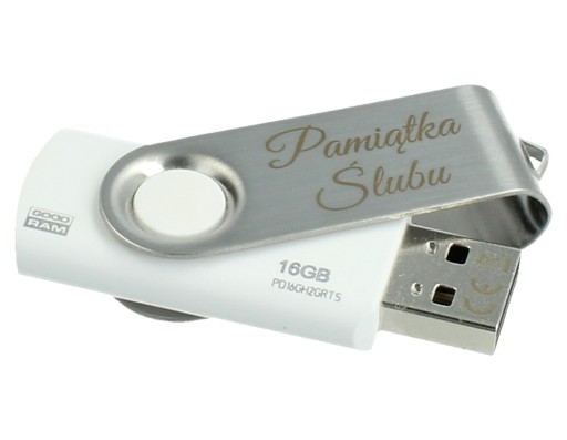 Pendrive 16GB grawer pamiątka ślub zdjęcia prezent