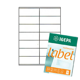 ETYKIETY SAMOPRZYLEPNE IGEPA 105x41 (14 na A4)