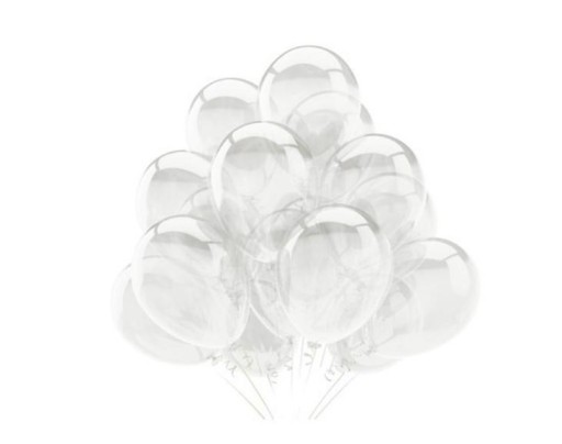 BALONY BALON PRZEŹROCZYSTE 21SZT 30CM CLEAR