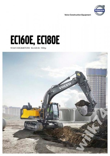 Volvo ec160e ec180e prospekt 2015 польский koparka1 - фото