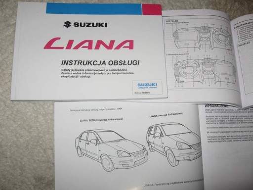 Suzuki liana польша инструкция эксплуатация  обслуживание 2001-20101 - фото
