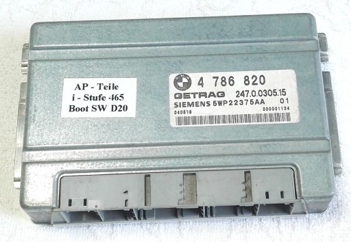 Bmw e60 m5 блок   коробки, ящики передач, коробка передач smg - 5wp22375aa 4786820 47868221 - фото