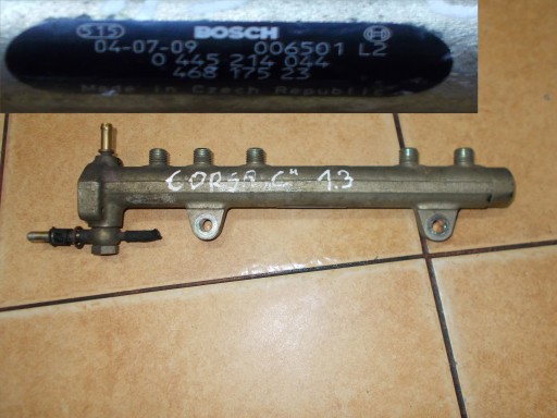Топливная рейка opel corsa c 1.2 16v 02801512191 - фото