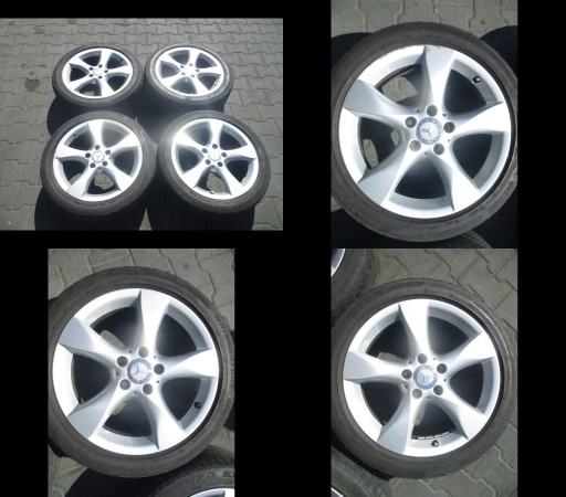 wheels discs tyres Mercedes B Klasa 246 R17 5mm