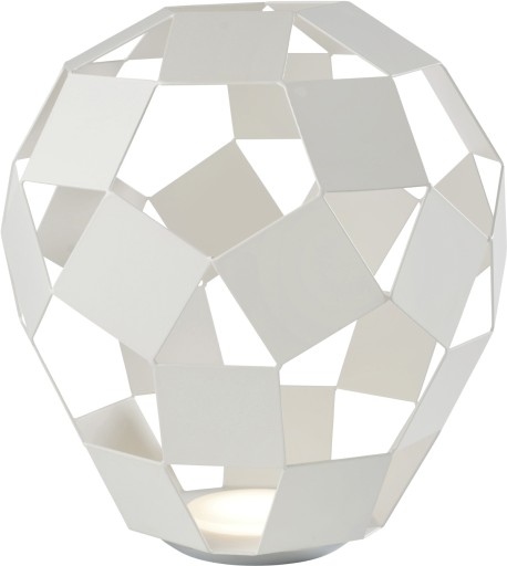 Stojacia lampa SOMPEX Belly biele umelecké dielo LED