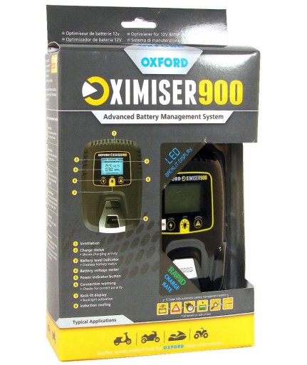 Зарядное устройство для мотоцикла Oximiser900 LCD выпрямитель!