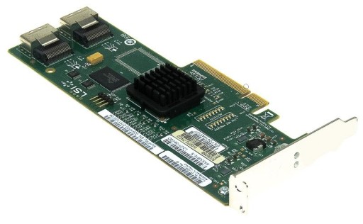 LSI SAS3081E-S 8-PORT SAS RAID LP PCIe 371-3255-01