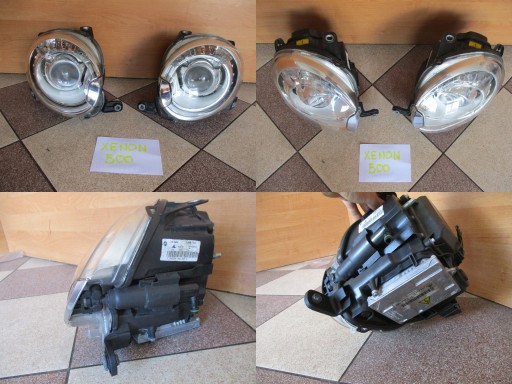 light XENON left Fiat 500